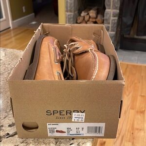 NWT Sperry Men's Tan Boat Shoes